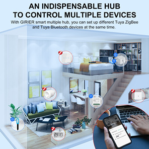 GIRIER Smart domotica cablato Hub Tuya ZigBee 3.0 Gateway intelligente con controllo APP Antenna - Product Image 3