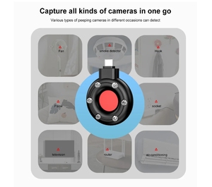 <strong>S300</strong> Anti-Candid <strong>Camera</strong> Detector Home Hotel Security Mini Scanner USB IR Alarm Type-C Mobile Phone Hidden <strong>Camera</strong> Detector - Product Image 4