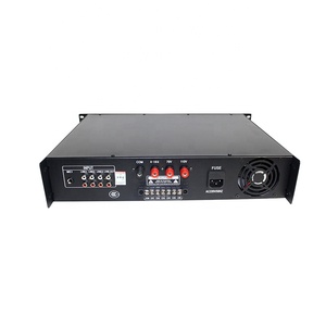 Amplificador profesional de doble canal con 2 entradas de micrófono, 2U - Product Image 4