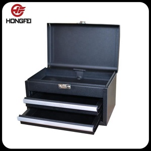 迷你黑色 2 抽屉金属工具箱的车库存储想法 - Product Image 3