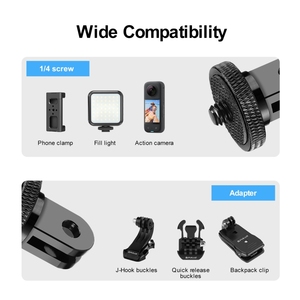 ドロップシッピングPULUZ1/4インチスクリューメタル三脚マウントアクションカメラアダプターforGoPro for Insta360カメラマウント - Product Image 5