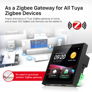 4 Inch IPS Touch Screen Music Relay Automation Panel for Smart Home Multi-functional <strong>Zigbee</strong> Tuya App-based via Smart Home App - Product Image 3