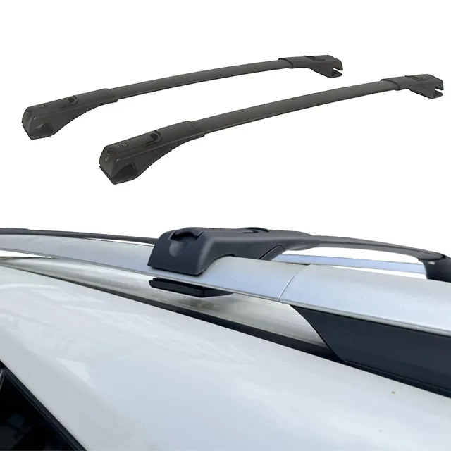 Portapacchi da tetto portapacchi universale in alluminio nero da tetto per auto per 13-18 Toyota RAV4