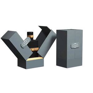 Parfüm şişesi kozmetik ambalaj lüks manyetik kutular kullanımlık 100ml paket seti Atomizer çift kapı kozmetik parfüm kutusu - Product Image 6