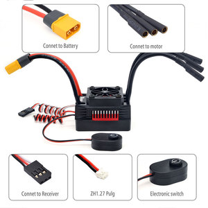 2021เดิมขายส่งใหม่ล่าสุดเกินจรวด45A & 60A & 80A ESC RC สำหรับรถบรรทุกมอนสเตอร์ Rc ดริฟท์ควบคุมการแสดงความสามารถรถ - Product Image 3