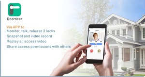 Nuovo Smartphone di controllo del codice di accesso anello campanello sistema di videocitofono, WiFi HD IP videocamera IP per 4 appartamenti - Product Image 5