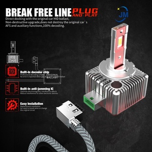 2022 D1s 35w projektör lensi D2s D4s oto araba led ışık ampul D1s led far fit orijinal d1s d1r balast d3s d5s led - Product Image 3