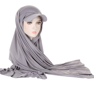 Hồi giáo phụ nữ hijab Hat Cap khăn hat với vành Sun Visor thể thao hiện đại hijab cho phụ nữ cho mùa hè - Product Image 3