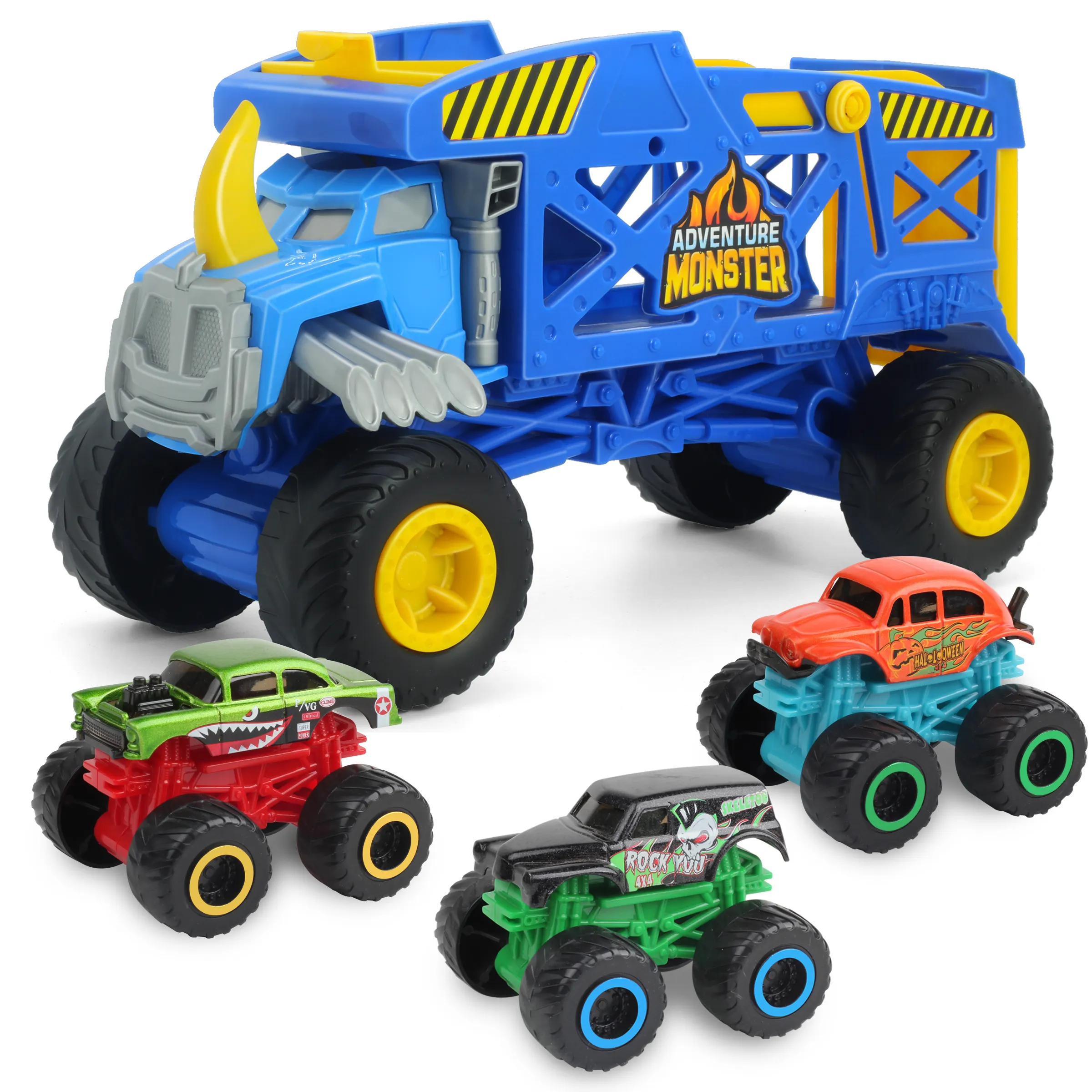 Sunq fabbrica 2024 di vendita calda per bambini auto giocattolo fuori strada attrito auto giocattolo Monster Truck per i ragazzi