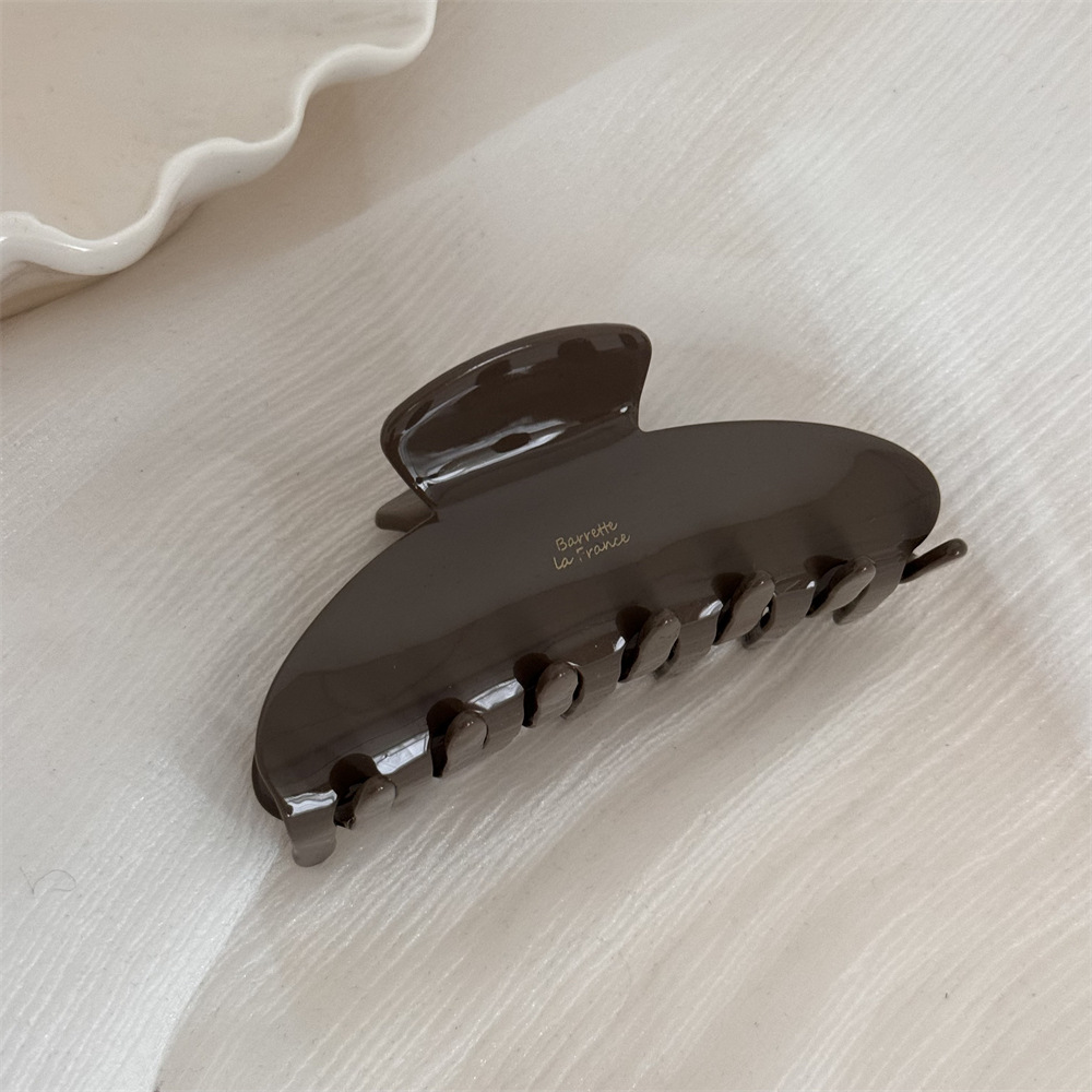 En forme d'éventail acétate-couleur café