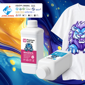 工厂价格Cmyk + w Uv Dtf墨水1L通用彩色热转印颜料印刷适用于Xp600 Dtf打印机Espon I1600 I3200 - Product Image 2