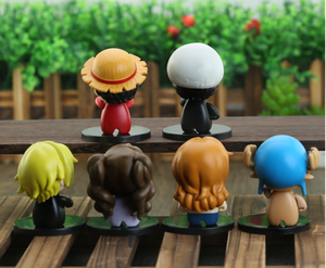 6 Pcs/set 2022 6Pcs/Set Popular Anime Figures Anime Cute Chopper <strong>Nami</strong> Luffy Action Figures