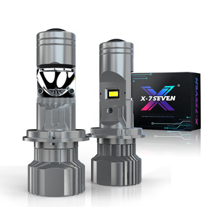 X-7SEVEN ขวามือไฟต่ํารถ H4 Mini Bi-Led โปรเจคเตอร์เลนส์ 2.5/3 นิ้ว LED ไฟหน้าหลอดไฟโปรเจคเตอร์ - Product Image 1