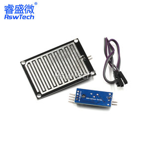 雨滴検知モジュール雨センサーモジュール気象水位表示モジュール水滴 - Product Image 3