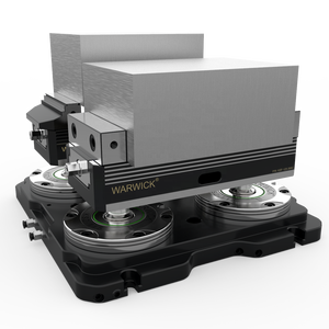 KSP2-100 + RZ-100A 5 trục tự định tâm khí nén Vise cho VMC quay trung tâm Tệ Nạn với nhôm mềm hàm - Product Image 6