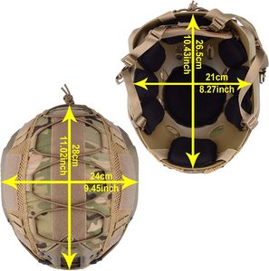 หมวกกันน็อคเพ้นท์บอลแบบเร็วแนวยุทธวิธีหมวกกันน็อค Nvg สำหรับล่าสัตว์ - Product Image 4