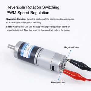 24V 28GP-385 High Torque Planetary Gear Brushless DC Motor 12-1600 RPM Low Noise <strong>Speed</strong> <strong>Control</strong> 22KG Motor <strong>Pulse</strong> <strong>Width</strong> <strong>Modulation</strong> - Product Image 5