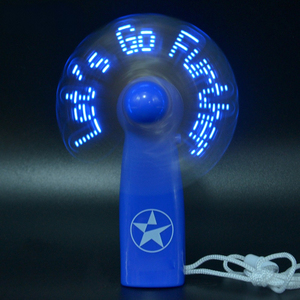 Nuevo producto Mini portátil Handy Led mensaje personalizado ventilador de batería, programable Led Display ventilador eléctrico de mano - Product Image 2