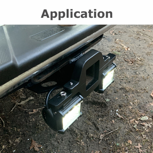 <strong>Led</strong> Backup Pod Light Reverse Lamp Tow Hitch Receiver Mount Bracket Holder for <strong>Class</strong> 1 <strong>Class</strong> <strong>2</strong> Vehicle with <strong>2</strong>.5 Inch Opening - Product Image 5