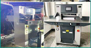 Elektrikli giyotin kağıt kesici 4808 Hd programı-kontrol kağıt kesme makinesi - Product Image 6