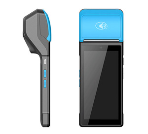 Venta caliente todo en uno Android 12 POS máquina de mano NFC Android pos dispositivo 4G WiFi inalámbrico sistema POS con impresora V510 - Product Image 1