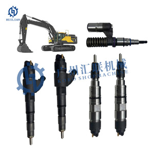 EC140 EC210EC350掘削機部品D4D D6ED8Kエンジン純正燃料インジェクター0432193486 0445120067 0445124042 - Product Image 1