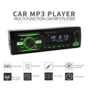 Araba radyo 1 Din araba Mp3 oynatıcı 7 açık renk Autoradio BT 2USB SD AUX ses FM verici RDS Handsfree stereo mp3 - Product Image 3