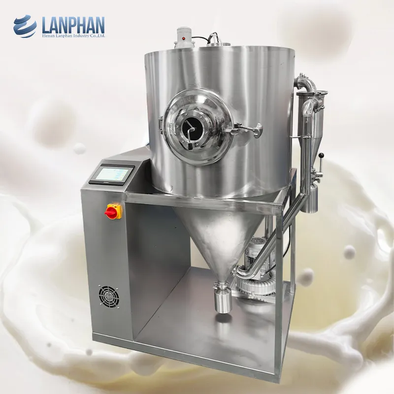 Máquina de fabricación de leche en polvo de acero inoxidable con secador por pulverización centrífugo industrial piloto 3L 5L 10L