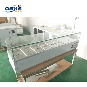 Các mặt hàng liên quan đến thanh xà lách nhiệt độ đơn-Bát đứng vàng với mặt bàn cho nhà hàng làm lạnh - Product Image 6