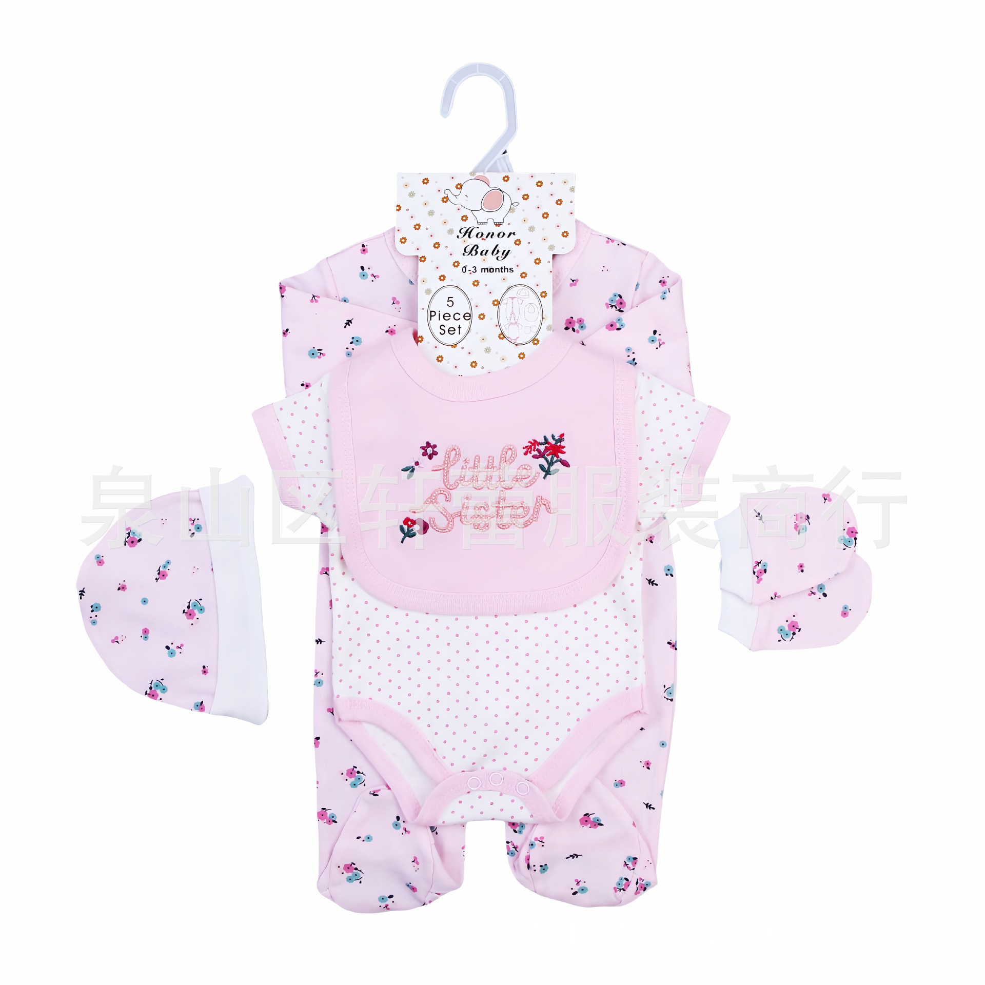 Ropa de bebé pequeña doble cártamo