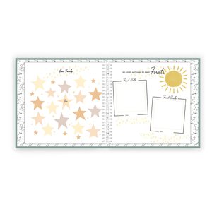 LABON copertina in tessuto Baby Journal quaderno di memoria preziosa gravidanza libro di dischi per bambini per regalo personalizzato con copertina rigida per ragazzo o ragazza