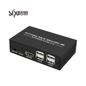 Sipu 4k hdmi kvm מתג 2x1 4x1 עם usb2.0 hub hdmi usb מתג kvm 2PC 4 מחשב צג צג שיתוף עבור מדפסת עכבר מקלדת