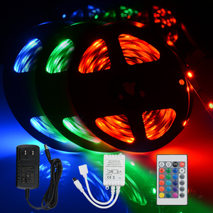 Лидер продаж, комплект светодиодов RGB 12 В 36 Вт/Roll PCB 10 мм Bluetooth 24 ключа RGB музыкальный контроллер умные светодиодные полосы комплекты