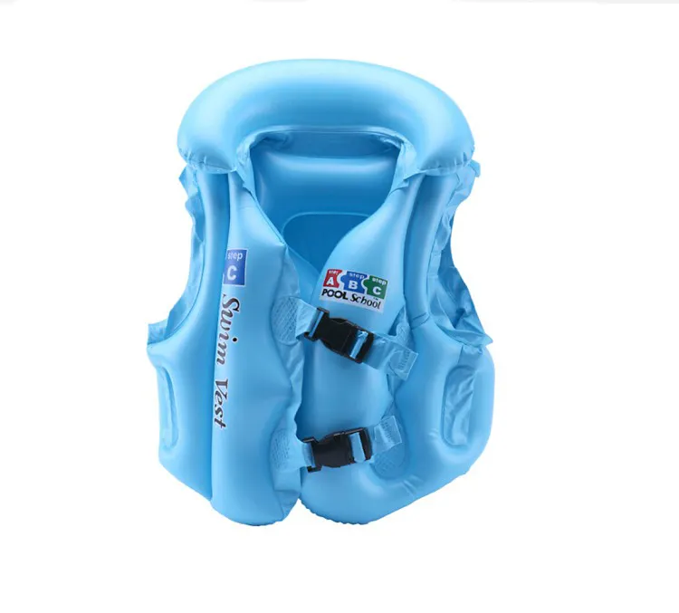 Custom Safety Inflatable Children Swimsuit Swimming Vest Kids Swim Life Jacket