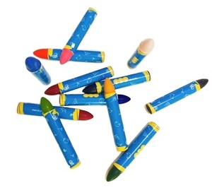 MeiduGaga 12 צבעים רחיץ עפרון ילדי ידידותי בלגן משלוח ציור חלק רך כתיבה עפרון סמני רחיץ עפרון