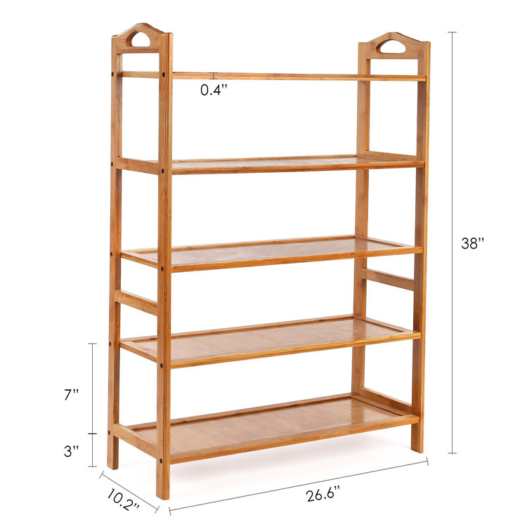 Organic Bamboo Bathroom Furniture Towel Rack Clothes Holder Storage Organizer Sundries Stash Corner Bookcase Shelf Free Standing