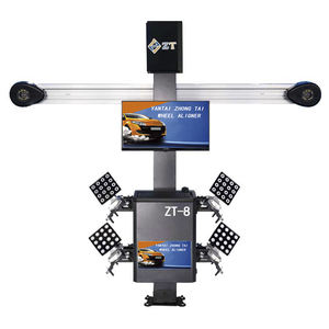 Alineador de cuatro ruedas automotriz 3D utilizado para alineación de cuatro ruedas de coche de tienda de neumáticos, medición y ajuste de equilibrio - Product Image 1