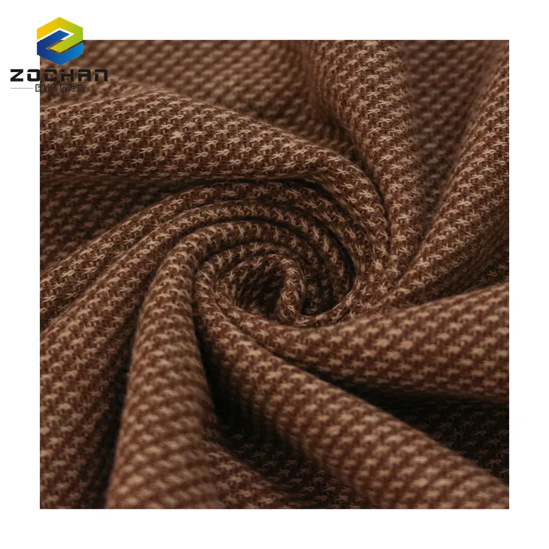 Tissu piqué teint en fil 62% lin 23% coton 15% polyester interlock jacquard maille trame tricot pour polo vêtements