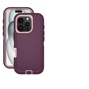 TPU+PC Robot Defender Armor Case ShockProof <strong>Cover</strong> for iPhone 16 15 Pro Max Mini Case - Product Image 1