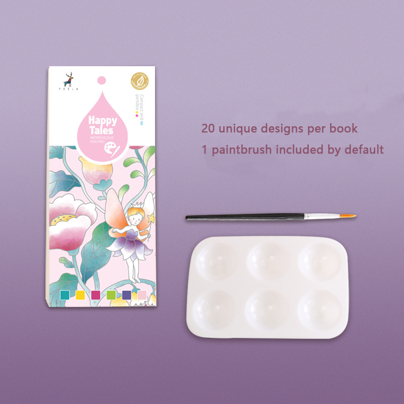 Contes de fées heureux (avec pinceau + palette)