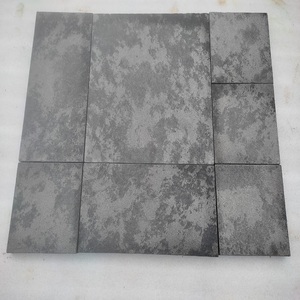 Premium kalite siyah doğal yarı honlanmış asit yıkama kireçtaşı Modern antika endüstriyel tasarım açık kapalı kullanım için villa - Product Image 1