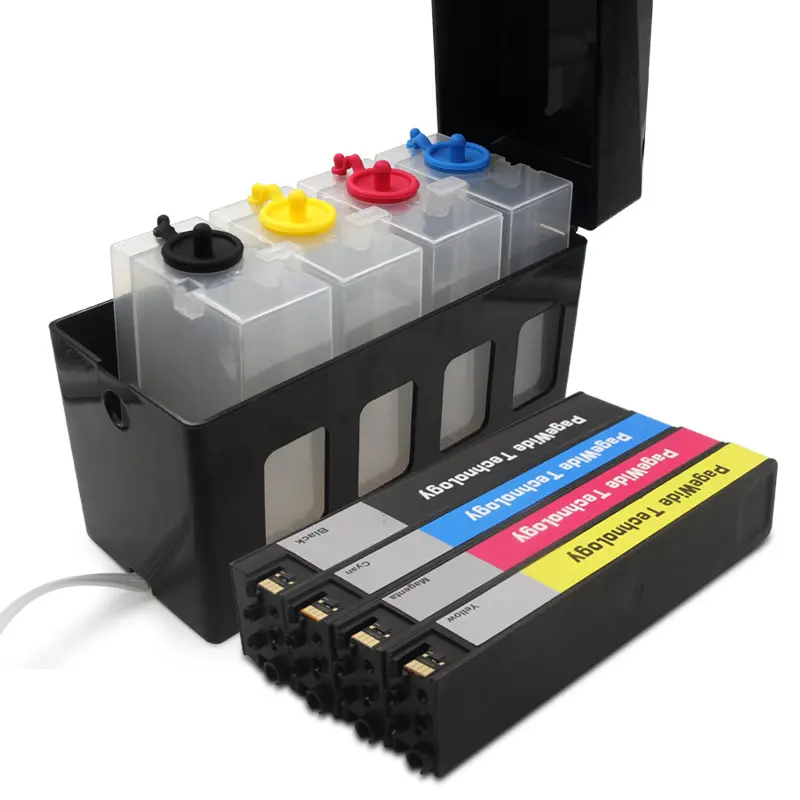 OCBESTJET 477dw Empty Ink Cartridge Refill System For HP 973 973XL For HP 352dw 452dw 477dw 477dn 552dw 577dw z Managed P5525