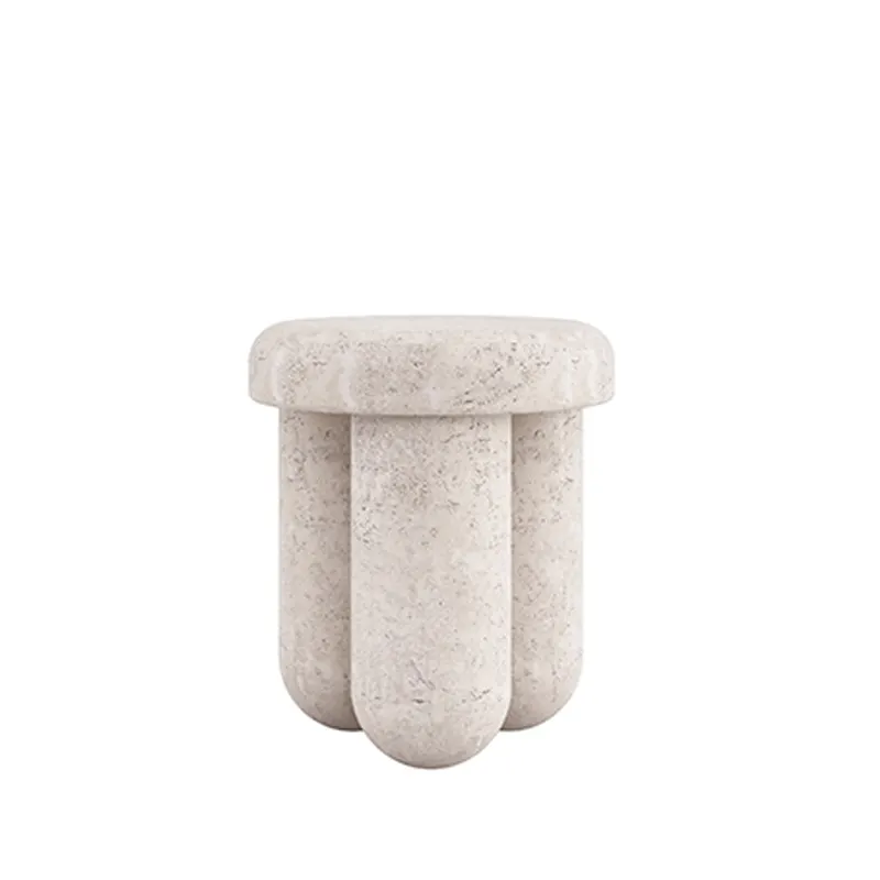 Tabela de mármore romano italiano, ponta de sofá de luxo com pedra de limpeza, pedra de mármore