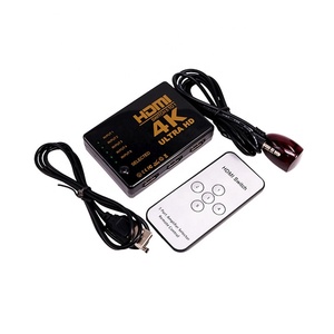 <strong>5</strong> Port HD MI <strong>Switch</strong> <strong>5</strong> in <strong>1</strong> Out HDTV Switcher 3D 1080p 4K Selector Splitter Hub With IR Remote Controller - Product Image 4