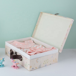 Box Printing Custom Design <strong>Baby</strong> <strong>Gift</strong> Memory Keepsake Boxes for <strong>Baby</strong> - Product Image 2