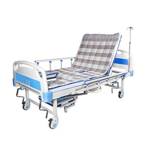 可调5功能手动病床廉价钢ABS材料老年家庭护理医疗医院使用厕所3系统 - Product Image 4