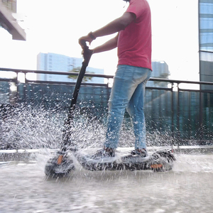 Pratik sıcak satış spor hızlı elektrikli Scooter büyük tekerlekler ile katlanır elektrikli Scooter yetişkin ab stok için 120kg Max yük - Product Image 3