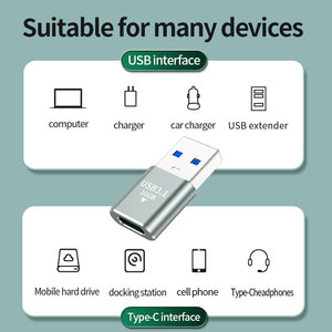 USB3.2 vlusb a erkek USB C dişi adaptör 10Gbps USB a C dönüştürücü VL162 çip ile - Product Image 5
