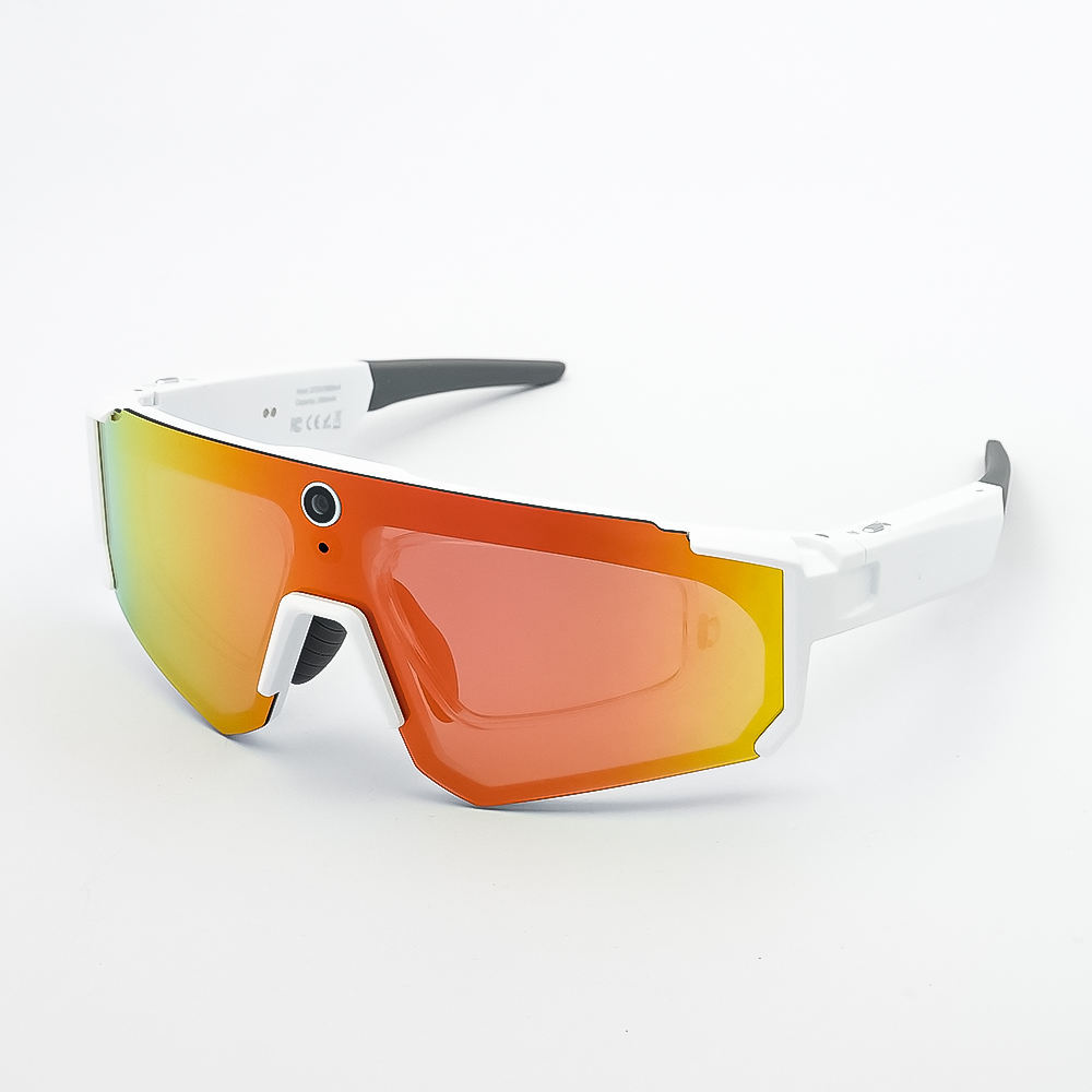 White Frame Orange Lens