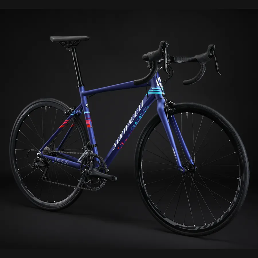 חם מכירות מיוחד עיצוב מלא אלומיניום אופני כביש עם 44cm/46cm/48cm/50cm/52cm